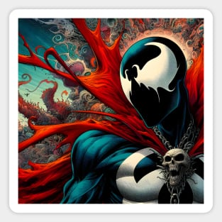 Embrace Darkness with Spawn: Legendary Art and Hellspawn Designs Await! Magnet